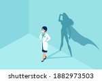 vector of a confident female... | Shutterstock .eps vector #1882973503