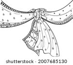 indian wedding knot design... | Shutterstock .eps vector #2007685130