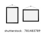 blank vertical and horizontal... | Shutterstock .eps vector #781483789