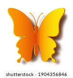 paper yellow realistic... | Shutterstock . vector #1904356846
