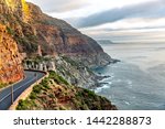 Chapman's Peak Drive in Cape Town, South Africa. 