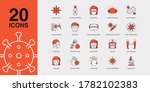 set of vector linear icons for... | Shutterstock .eps vector #1782102383