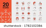 set of vector linear icons for... | Shutterstock .eps vector #1782102386
