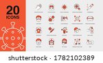 set of vector linear icons for... | Shutterstock .eps vector #1782102389