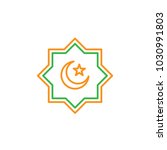 islamic culture symbol with... | Shutterstock .eps vector #1030991803