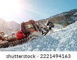 Red Modern Snowcat Ratrack With ...