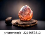 Close up of red magic Philosopher Stone