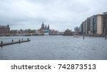 River, tugboats, and landscape in Amsterdam, Netherlands image - Free ...