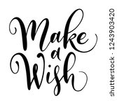 make a wish brush hand... | Shutterstock .eps vector #1243903420