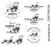 Set Of Vintage Garden Service...