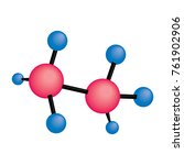 molecule icon illustration | Shutterstock .eps vector #761902906