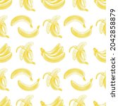 Banana Seamless Pattern.hand...