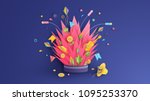 graphic design for festa junina ... | Shutterstock .eps vector #1095253370