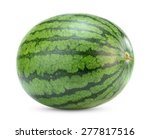 Watermelon On White Background