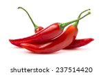 Group Of Three Chili Peppers...