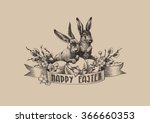 Vintage Easter Bunnies With...