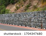 The Stone Wall On The Side Of...