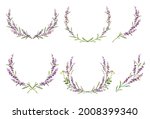 set of lavender colorful... | Shutterstock .eps vector #2008399340