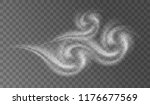snowstorm effect on transparent ... | Shutterstock .eps vector #1176677569
