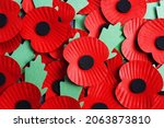 World War remembrance day. Red poppy is symbol of remembrance to those fallen in war. Red poppies background