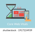 core web vitals for web... | Shutterstock .eps vector #1917224939