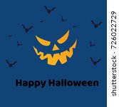 happy halloween  | Shutterstock .eps vector #726022729