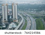 Royalty high quality free stock image view from above of Ho Chi Minh City/ Saigon. The biggest city in Vietnam, Vietnam.