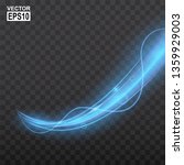 abstract blue light effect... | Shutterstock .eps vector #1359929003