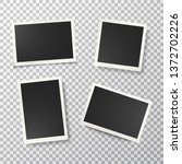 photo frames set on transparent ... | Shutterstock .eps vector #1372702226
