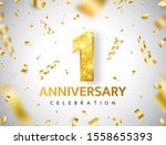 1th anniversary celebration.... | Shutterstock .eps vector #1558655393
