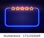 neon quiz banner on brick wall. ... | Shutterstock .eps vector #1711310269