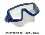 diving mask with blue border on ... | Shutterstock . vector #20501039