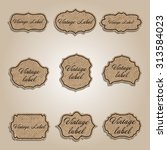 vintage and retro labels | Shutterstock .eps vector #313584023