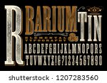 barium   tin is an original... | Shutterstock .eps vector #1207283560