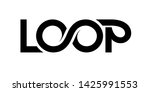 Loop Logo. Vector Ribbon...