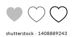 heart icon collection. live... | Shutterstock .eps vector #1408889243