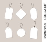 set of empty sale or price tags ... | Shutterstock .eps vector #1633266139