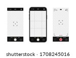 mobile phone with camera... | Shutterstock .eps vector #1708245016
