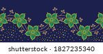 seamless vector floral border... | Shutterstock .eps vector #1827235340