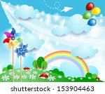 spring background  vector | Shutterstock .eps vector #153904463
