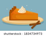 Sweet Piece Of Pumpkin Pie With ...