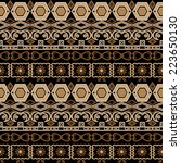 oriental seamless pattern... | Shutterstock . vector #223650130