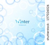 abstract light winter background | Shutterstock .eps vector #157026026