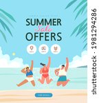 summer shopping event... | Shutterstock .eps vector #1981294286