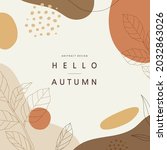 autumn shopping event... | Shutterstock .eps vector #2032863026