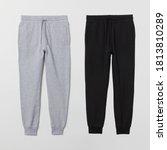 Jogger Black And Heather Grey...