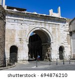 Arch Of Augustus In Fano Italy  ...