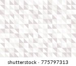 abstract retro pattern of... | Shutterstock .eps vector #775797313