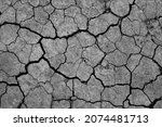 Dry Cracked Earth  Parched Land ...