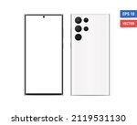 realistic vector flat mock up... | Shutterstock .eps vector #2119531130